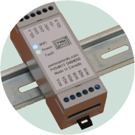 PWM Controls proportional valve driver designed to operate in temperatures from -40°F to +167°F, ensuring reliability in extreme conditions.